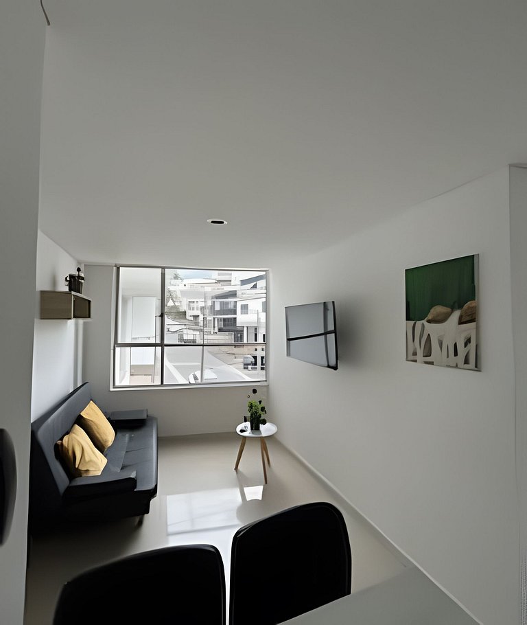 Moderno y cómodo cerca al cable